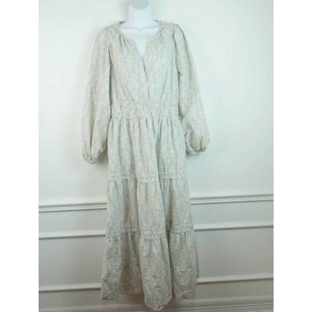 Anthropologie Somerset Maxi Dress Large Loverly Grey Long Sleeve Modest Cottage - Picture 2 of 10